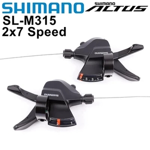 Shimano-Levier de changement de vitesse <span class=keywords><strong>Altus</strong></span> pour VTT, 2x7, 2x8, 3x7, 3x8, 14, 16, 21, 24 vitesses, <span class=keywords><strong>SL</strong></span>-M315, <span class=keywords><strong>SL</strong></span>, M315 - Product Image 2