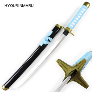 Populaire Anime <span class=keywords><strong>BLEACH</strong></span> Épée Hyourinmaru Jouet Épée Bambou Senbonzakura Cosplay Épées pour Enfants Jouet 74CM - Product Image 3