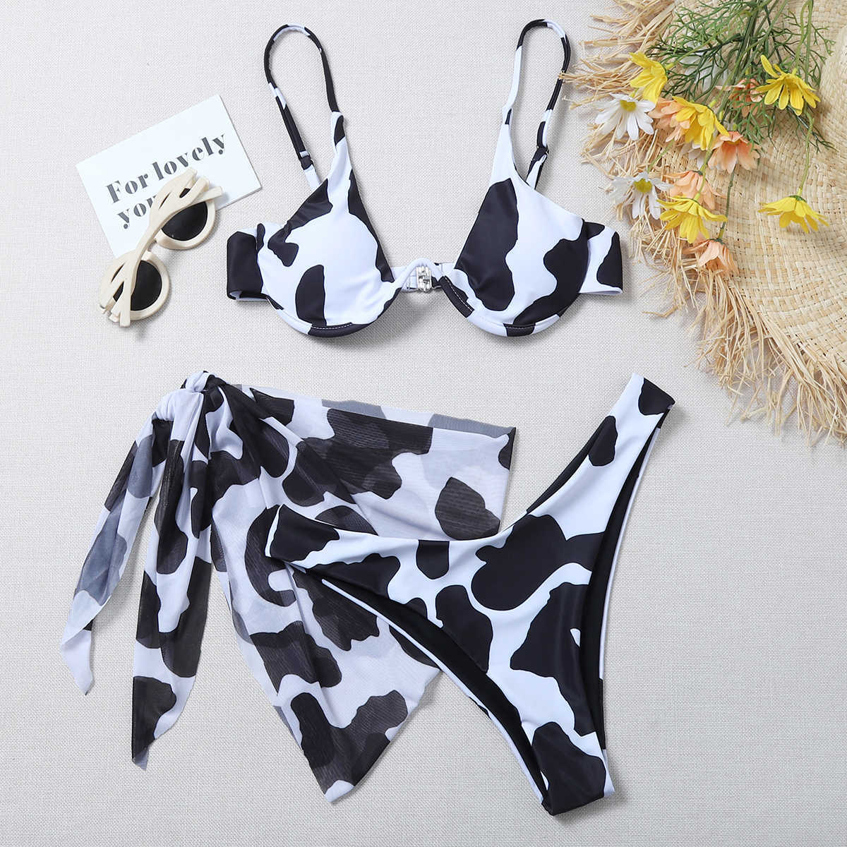 Vaches noires et blanches