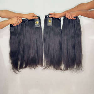 Proveedores de cabello virgen al por mayor: Extensiones de cabello indio virgen con cutícula alineada, paquetes de cabello camboyano 100% virgen. - Product Image 2
