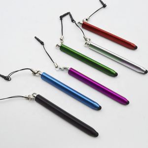 Stylet actif mini triangulaire avec écran tactile pour smartphone, prise casque, cordon, stylo à bille - Product Image 2