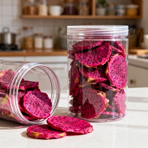 100% Natural Pink <span class=keywords><strong>Dragon</strong></span> Fruit Sweet Dried Tropical Delight FD Proceso <span class=keywords><strong>de</strong></span> secado Conservación del agua - Product Image 3