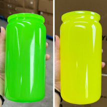 2024 été verre peut néon coloré blanc Sublimation 16oz bière verre peut pour UV Dtf enveloppes - Product Image 6
