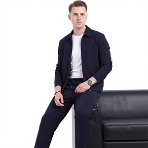 Conjunto Deportivo de Invierno para Hombre, Sudadera con Capucha de Forro Polar, con Bolsillos Laterales, Manga Larga, Secado Rápido, para Entrenamiento Deportivo - Product Image 1