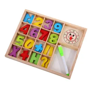 Juguetes Educativos Digitales de madera para niños, juguetes educativos de matemáticas para edades tempranas