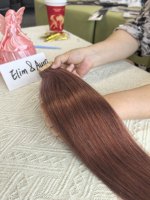 Extensions de cheveux humains 100% Remy indiennes à bandes adhésives, double trame machine, lots vierges, emballage en vrac, couleur claire, vente en gros