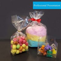 Papier d'emballage en cellophane transparent pour cadeaux, paniers, artisanat, en-cas, emballage, rouleau de cellophane transparent