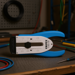 เครื่องมือปอกสายไฟเบอร์ออปติก Knipex รุ่น 12 85 110 สำหรับการปอกสายเคเบิลอย่างแม่นยำ - Product Image 3