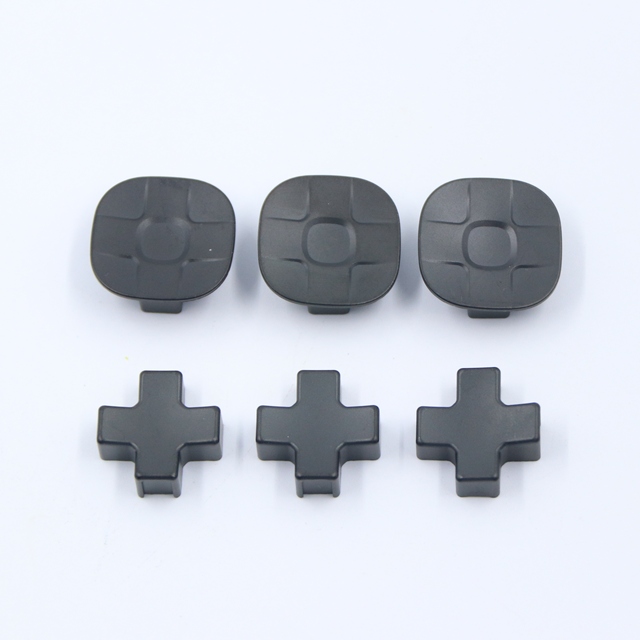 Custom CNC Aluminum Game Controller D-pad, Matte Black Directional Cross Button for Gamepad Joystick Replacement High Precision