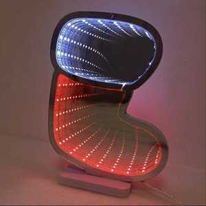 Giáng sinh 3D LED Infinity đường hầm Gương đèn neon cá nhân cửa hàng dấu hiệu đám cưới kỳ nghỉ Món quà trang trí đêm bảng đèn - Product Image 4