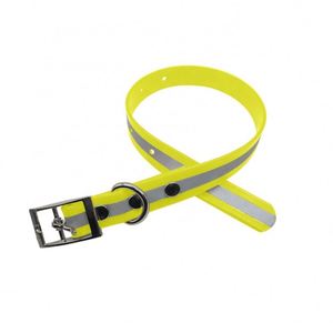 <span class=keywords><strong>Collar</strong></span> de perro duradero resistente al agua con correas de nailon recubiertas de <span class=keywords><strong>TPU</strong></span> reflectante colorido tamaño personalizado para entrenamiento de caza al aire libre remache sólido - Product Image 5