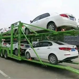 Costruttore 10 autoveicoli 3 assi autotrasportatore idraulico/rimorchio <span class=keywords><strong>trasportatore</strong></span> auto/semirimorchio per trasporto auto - Product Image 1