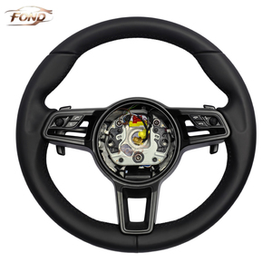 Volante de Cuero para Porsche Panamera 970 971 GTS Cayenne 957 958 Turbo Macan 95B 911 991 997 Caymen 982 - Product Image 1