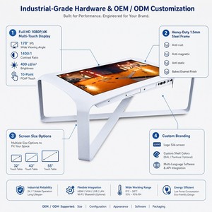Mesa de <span class=keywords><strong>Terapia</strong></span> Táctil Interactiva con Pantalla LCD de 43 Pulgadas, Mesa Digital tipo Sandbox para Uso en Clínicas de Asesoramiento de Salud Mental - Product Image 2