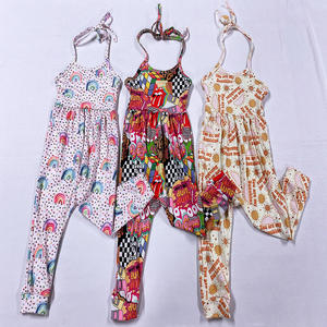 Nuevos Monos de Moda para Niños, Lindos Monos de Una Pieza, Bodys para Bebés, Monos Florales Estampados Personalizados, Monos con Tirantes para Niños - Product Image 2