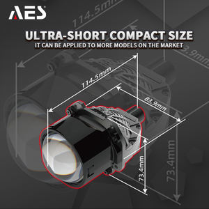 Phare à lentille bifocale laser BI Led Modification de projecteur de voiture pour E46 E92 G30 G90 Audi A5 W203 Mercedes Navara <span class=keywords><strong>Qashqai</strong></span> Nouveau - Product Image 5