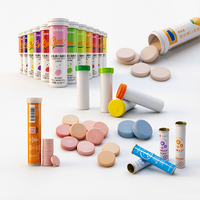 Mesin Penghitung dan Pengisi Otomatis untuk Tablet Vitamin C Effervecent Tipe Rotary dalam Bentuk Strip Tube