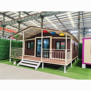 Hiện đại 40ft căn nhà nhỏ thiết kế đôi-cánh di động <span class=keywords><strong>container</strong></span> phòng với phòng ngủ phòng khách nhà bếp & Phòng Tắm cho cửa hàng sử dụng khách sạn - Product Image 2