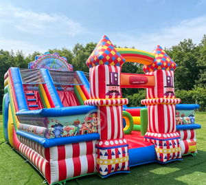 Perfect Inflatables: Tobogán Inflable con Piscina, Casa de Brinco con Tobogán, Juguete Inflable de Dibujos Animados, Popular en Parques Acuáticos - Product Image 3