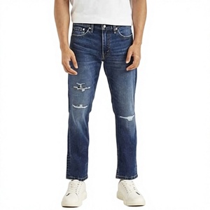 Jeans en denim de haute qualité pour hommes, coupe classique décontractée moderne, tissu en coton doux, mode élégante pour tous les jours - Product Image 6