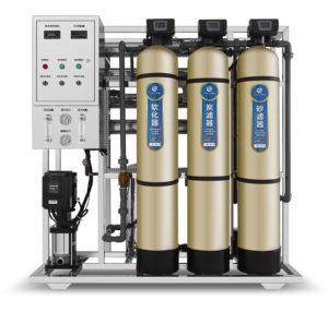 Système de purification d'eau industriel entièrement automatique 1000 LPH, machine de traitement d'eau potable par osmose inverse commerciale - Product Image 1