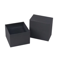 Boîte à montre en carton kraft deux pièces personnalisée, économique, écologique, en matériaux recyclés, avec structure simple couvercle-socle, finition UV, pour chaussettes de 2 cm