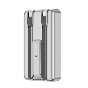 High Quality Portable 10000mAh 22.5W Wireless <b>Charging</b> Power Bank With Built In <b>Cable</b> - Product Image 4