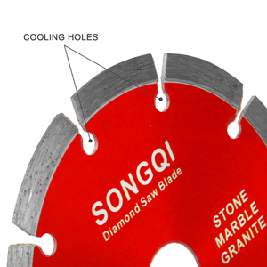 SONGQI 5-9" <strong>Segmented</strong> Diamond <strong>Blade</strong> - Fast &amp; Cool <strong>Cutting</strong> for <strong>Granite</strong>, Concrete, and Stone - Product Image 4