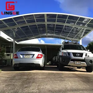 Free Standing Car Canopy Steel Carport Garage Aluminum Car Port For Three Cars Polycarbonate Carport