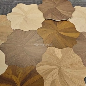 <span class=keywords><strong>Parquet</strong></span> multicouche haut de gamme en chêne et noyer, motif floral, planchers en bois de luxe pour villas, appartements et projets hôteliers - Product Image 1