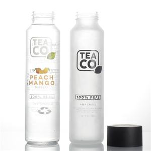 OEM clear Round Flint Glass 250ml 375ml 500ml 750ml <strong>Voss</strong> Glass Bottle Empty Mineral <strong>Water</strong> Bottle - Product Image 2
