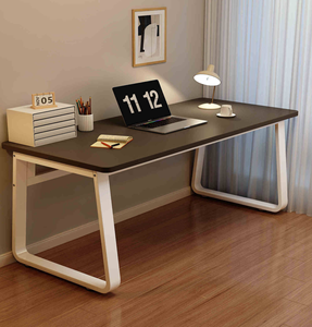 Bureau d'écriture en bois moderne et simple pour la maison, le bureau, la chambre à coucher, table d'<span class=keywords><strong>ordinateur</strong></span> en fer, petits espaces, utilisation en gros, meubles - Product Image 6