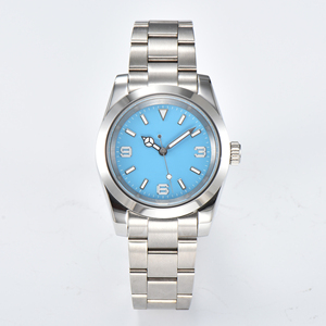Montre mécanique automatique pour homme en acier inoxydable NH35, décontractée, formelle, pour le travail et la vie quotidienne - Product Image 4