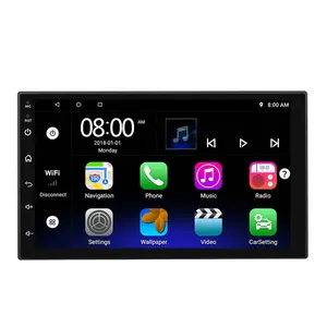 WSY אוניברסלי אנדרואיד מגע מסך dvd לרכב נגן fm gps ניווט 7 אינץ לרכב רדיו