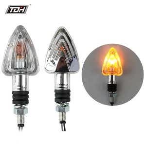 <span class=keywords><strong>Clignotant</strong></span> <span class=keywords><strong>moto</strong></span> universel 21W à boîtier argenté, homologué E, fixation M8 – Vente flash - Product Image 1