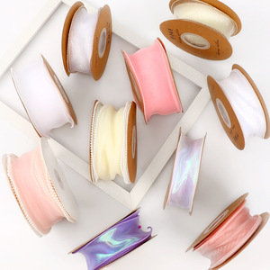 Nine-Colored Ribbon Fishtail Ribbon 10A01 Elegant Cake Trim Wedding DIY Reusable Polyester Decorations - Product Image 4