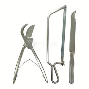 SY-XN11 Premium Medical Grade Stainless Steel <strong>Autopsy</strong> <strong>Instruments</strong> Set for Comprehensive Animal Post Mortem Procedures - Product Image 2