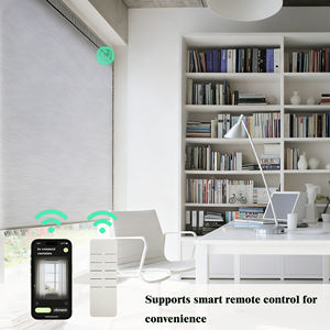 Persianas modernas de nido de abeja, persianas inteligentes para ventana para oficina en casa, Alexa, Control de <span class=keywords><strong>Google</strong></span>, apagón automático, cuerda de dormitorio Horizontal - Product Image 2