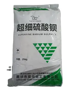 325 malha 1250 mesh sulfato De Bário Natural BaSO4 uso para o revestimento/pintura/óleo de Alto brilho/perfuração