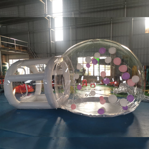 Carpa Burbuja Transparente Tipo Iglú, Domo Inflable de <span class=keywords><strong>Lujo</strong></span> con Globos para Bodas al Aire Libre, Cumpleaños, Fiestas, Glamping - Product Image 2
