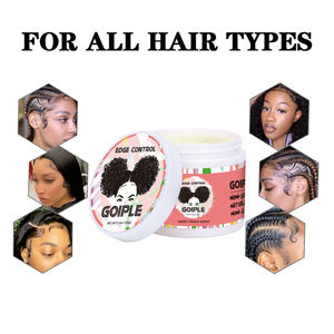 Изготовленным на заказ логосом 150G персиковый запах край Крем гель для 4C волосы от частной марки длительную фиксацию противозавывающая светящийся воск для укладки волос контрольные края - Product Image 4