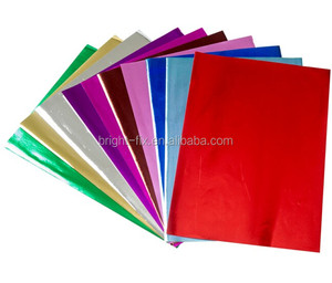 Papier métallique en vrac de haute qualité 120g/160g/230g/250g papier artisanal pour film PET papier couleur métallisé et cartons à prix bon marché - Product Image 1