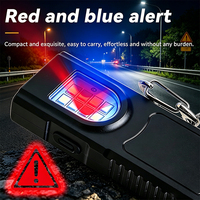 Senter Mini Gantungan Kunci USB Isi Ulang Multifungsi dengan LED Multi-sumber untuk Penggunaan Luar Ruangan