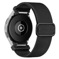 Correa de Nailon Elástica Win-Win para Reloj Samsung 7 6 5 4 40mm 44mm, Hebilla Deslizante Ajustable, Botón Transpirable, Correa de Reloj