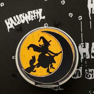 Adorno de Madera de Brujas para Decoración de Pared de Halloween, Precio de Fábrica, para Grupo Infantil, Decoración Festiva para Exteriores - Product Image 4