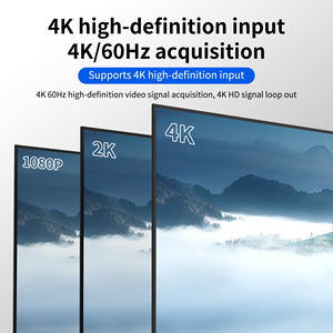 Tarjeta de Captura Xput 4K60Hz USB 3.0 con Carcasa Metálica para Audio de Bucle/Entrada de Micrófono, 8GB ROM, Plug and Play para PC/Mac, Compatible con <span class=keywords><strong>OBS</strong></span> Studio - Product Image 2