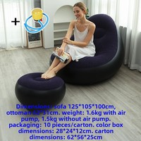 Housse de pouf gonflable moderne et minimaliste en PVC écologique imperméable en forme de ballon de football pour adulte, chaise de relaxation d'extérieur