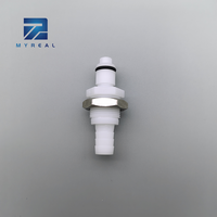 Distributeurs de boissons Push Connect POM blancs, raccord rapide en ligne, valve de boisson 8 bars