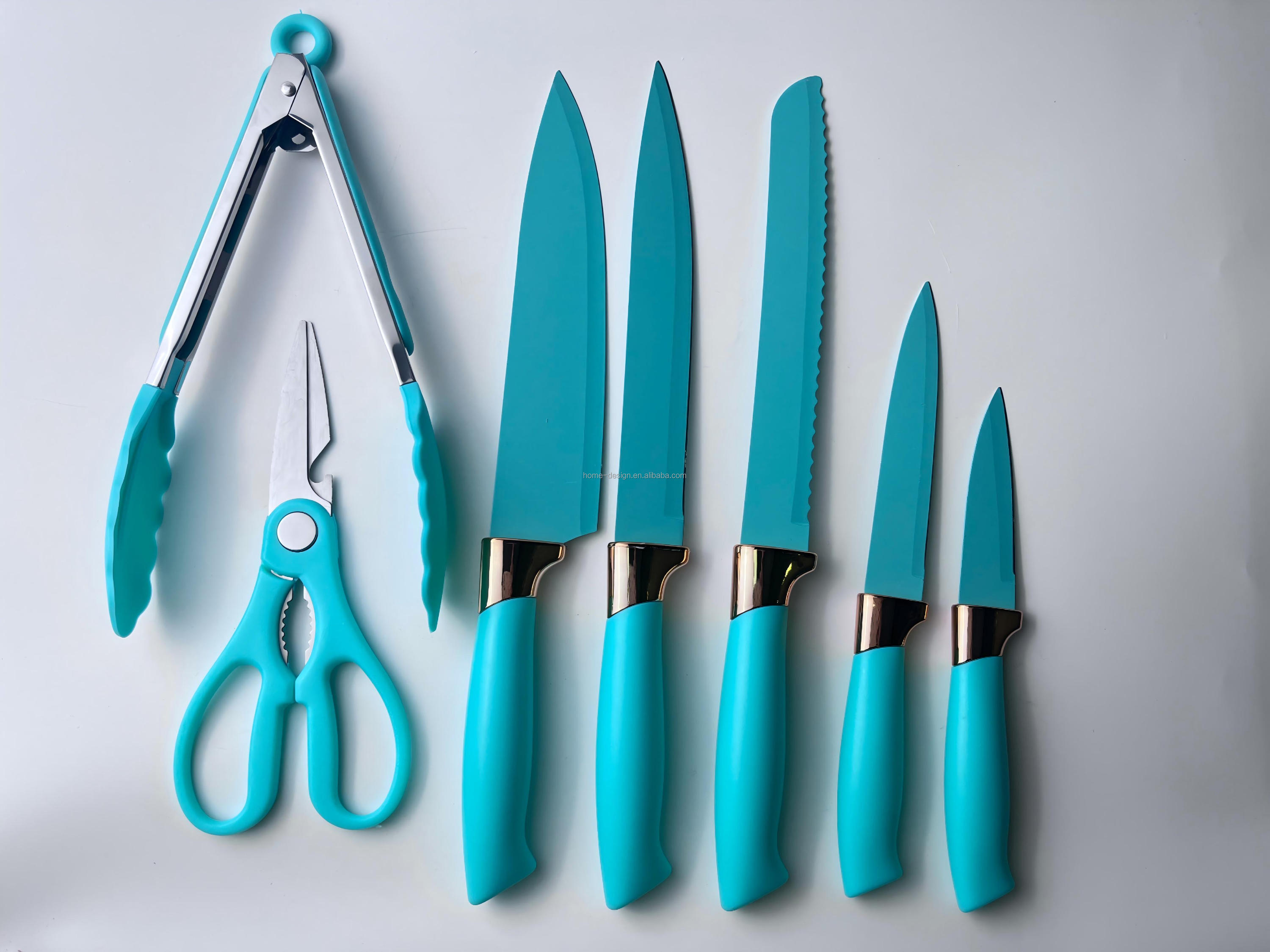 19pcs Silicone Non-Stick Kitchen Utensil Set with Handle Including Spatula and Spoon Essential Cooking Tools for Knife Sets · image 6