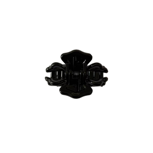 Wise <span class=keywords><strong>Bridge</strong></span> 3960 4CM Pince à cheveux en plastique <span class=keywords><strong>PS</strong></span> noir, petite, antidérapante, 5 dents, noir brillant, rétro, 2 boucles, accessoire capillaire pour enfants à usage quotidien - Product Image 2